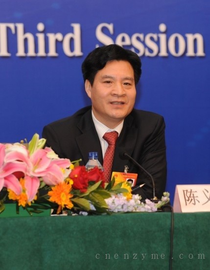 全国人大代表、阳光凯迪新能源集团董事长陈义龙