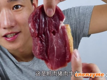 网红用TG酶充当「神奇胶水」黏合牛猪鸭3肉，曝光重组肉制作全程